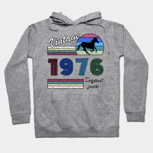 44 Years Old - Made in 1976 - 44th Birthday Men Women Hoodie